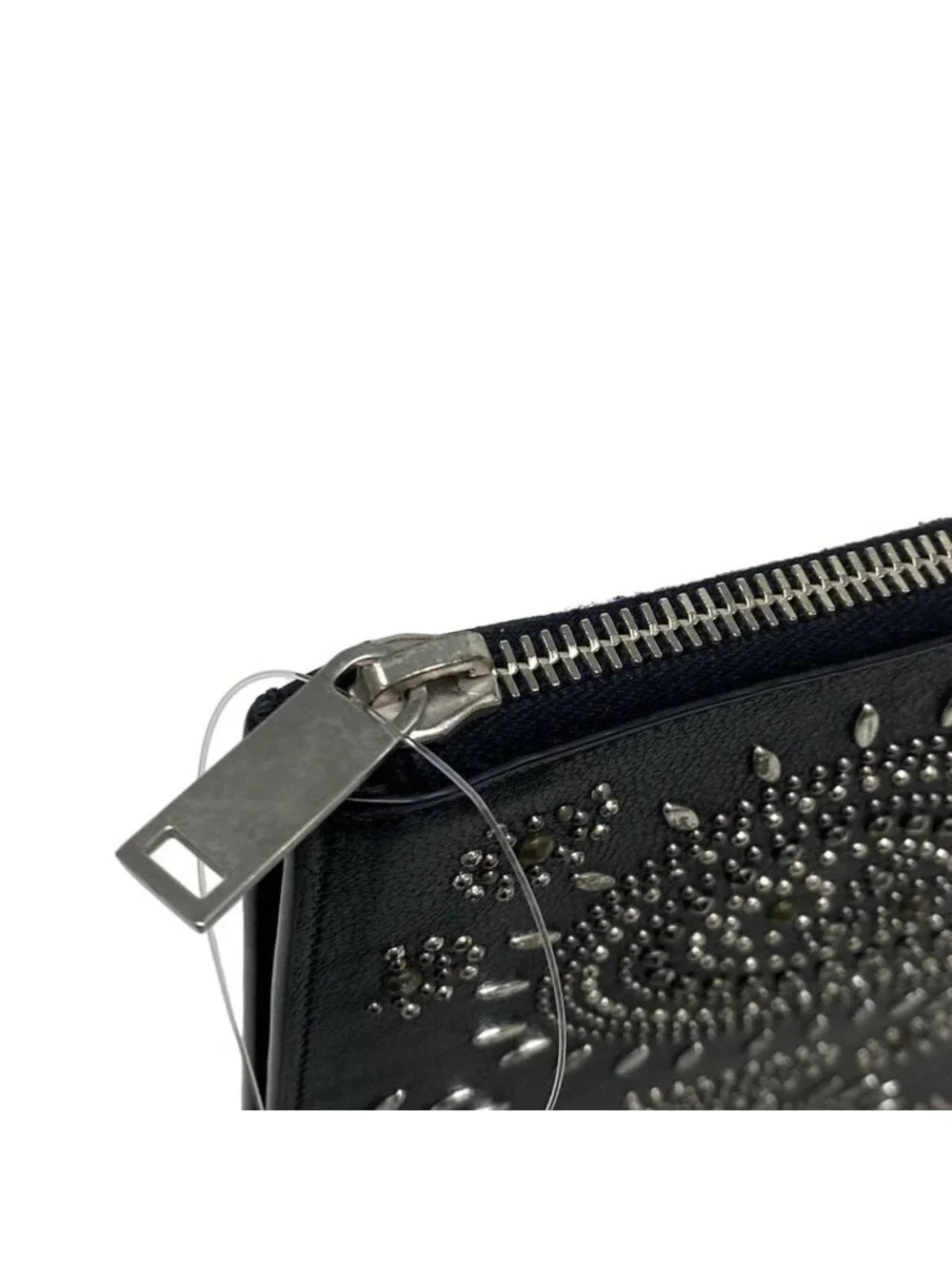 Saint Laurent Paris Clutch Black Studs Leather - Picture 8 of 10